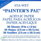 ACRYLIC STAY WET PALETTE - Masterson STA-WET - Painter's Pal - ACRYLIC PAPER REFILLS (30)