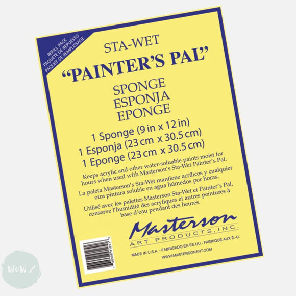 ACRYLIC STAY WET PALETTE - Masterson STA-WET - Painter's Pal - SPONGE REFILL