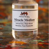 Oil Painting Solvents- Michael Harding - MIRACLE MEDIUM - Odourless THINNER & BRUSH CLEANER - 100ml