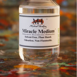 Oil Painting Solvents- Michael Harding - MIRACLE MEDIUM - Odourless THINNER & BRUSH CLEANER - 1 Litre