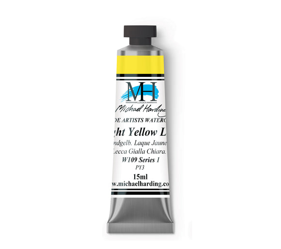 ARTISTS WATERCOLOUR TUBE- 15ml - MICHAEL HARDING - 	Bright Yellow Lake