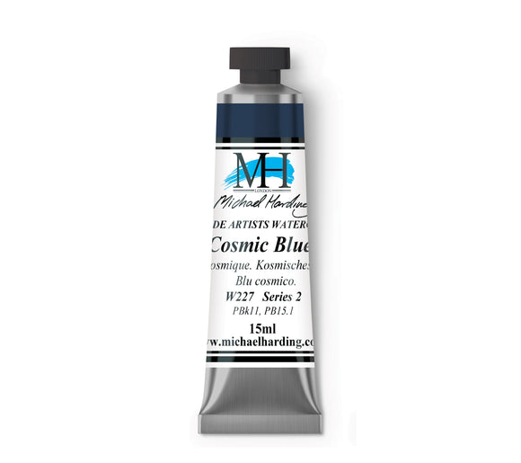 ARTISTS WATERCOLOUR TUBE- 15ml - MICHAEL HARDING - 	Cosmic Blue