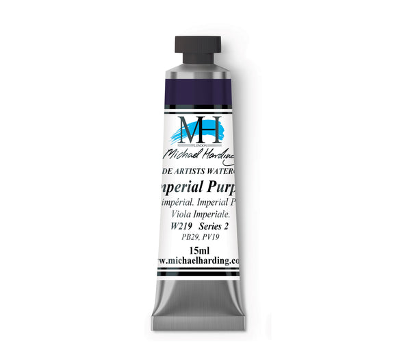 ARTISTS WATERCOLOUR TUBE- 15ml - MICHAEL HARDING - 	Imperial Purple