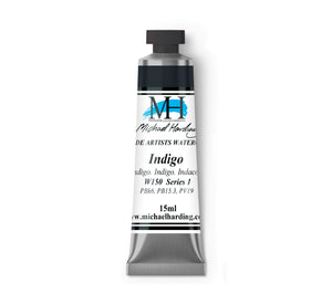 ARTISTS WATERCOLOUR TUBE- 15ml - MICHAEL HARDING - 	Indigo