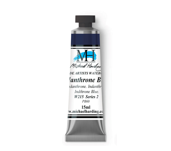 ARTISTS WATERCOLOUR TUBE- 15ml - MICHAEL HARDING - 	Indanthrone Blue