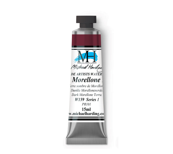 ARTISTS WATERCOLOUR TUBE- 15ml - MICHAEL HARDING - 	Dark Morellone Earth