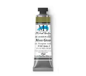 ARTISTS WATERCOLOUR TUBE- 15ml - MICHAEL HARDING - 	Moss Green