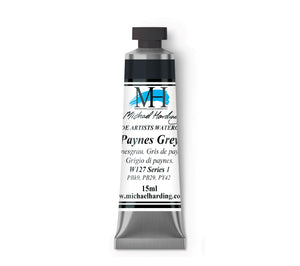 ARTISTS WATERCOLOUR TUBE- 15ml - MICHAEL HARDING - 	Paynes Grey