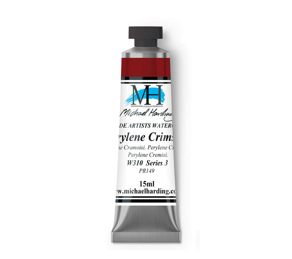 ARTISTS WATERCOLOUR TUBE- 15ml - MICHAEL HARDING - 	Perylene Crimson