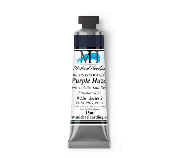 ARTISTS WATERCOLOUR TUBE- 15ml - MICHAEL HARDING - 	Purple Haze