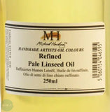 Oil Painting Oils - MICHAEL HARDING - Artists Refined PALE Linseed Oil - 250ml