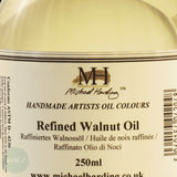 Oil Painting Oils - Artists Refined WALNUT Oil - Michael Harding - 250ml