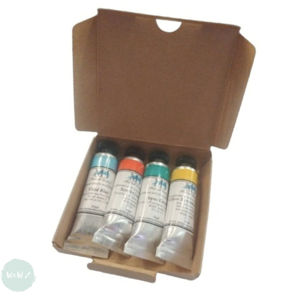 Watercolour Paint Sets - ARTISTS WATERCOLOUR TUBE- 15ml - MICHAEL HARDING -  INTRODUCTORY 15ml - 4 COLOURS (Available FREE)