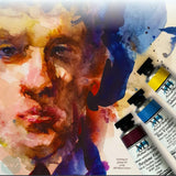 ARTISTS WATERCOLOUR TUBE- 15ml - MICHAEL HARDING - Series 2 -  	Rich Scarlet