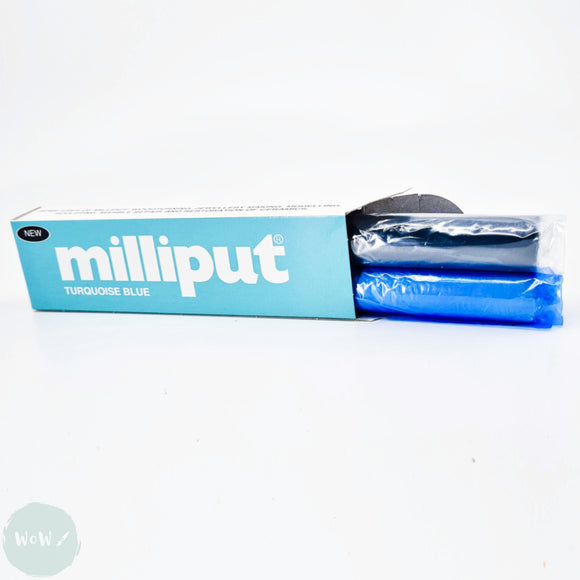 MILLIPUT Two-part Epoxy Putty 113.4 grams- Turquoise