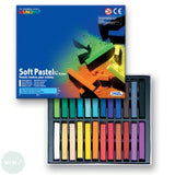 Soft Pastels Sets - Mungyo Soft Full Length Pastels for Artists- Set of 24