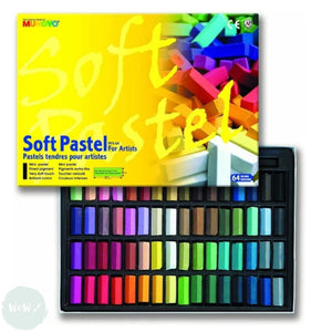 Soft Pastels Sets - Mungyo Soft HALF LENGTH Pastels for Artists- Set of 64