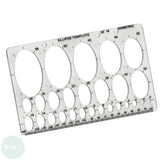 DRAWING ACCESSORY- Stencil Ellispe
