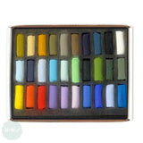 Soft Pastels Sets - SENNELIER L'ECU Extra Soft - HALF LENGTH - 30 SEASIDE