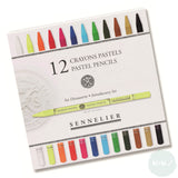 Pastel Pencil Sets - SENNELIER – 12 Introductory Set - FULL LENGTH