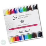 Pastel Pencil Sets - SENNELIER – Introductory Set - FULL LENGTH - 24 assorted
