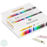 Pastel Pencil Sets - SENNELIER – Introductory Set - HALF LENGTH - 24 assorted