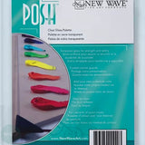 Tempered GLASS PALETTE - New Wave - POSH - TABLE TOP - 12 x 16" (30 x 40 cm) - CLEAR