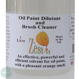 Oil Painting Solvents- ZEST-IT - Oil Paint Dilutant and Brush Cleaner - 1 Litre (1000ml)