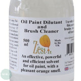 Oil Painting Solvents- ZEST-IT - Oil Paint Dilutant and Brush Cleaner - 500ml