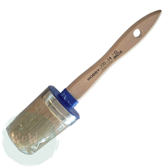 Omega Series 330 Pure Bristle Oval Brush Size - 14