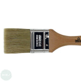 Omega Series 500 100% Bristle Flat Brush  70mm wide