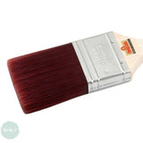 Omega-Series 461 'Red Silk' Polyester Flat Brushes - 30mm