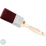 Omega-Series 461 'Red Silk' Polyester Flat Brushes - 30mm