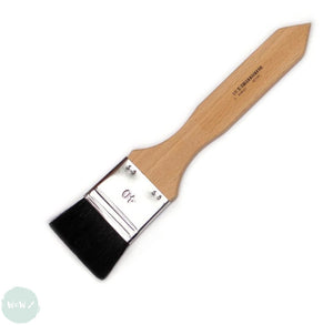 Ox Hair 40mm wide Flat Wash brush