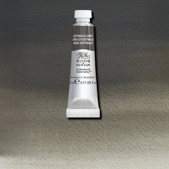 Watercolour 5ml Tube - Winsor & Newton Professional - Ostwald Grey