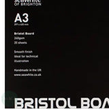 Bristol Board Pad - SEAWHITE - 240gsm - A3