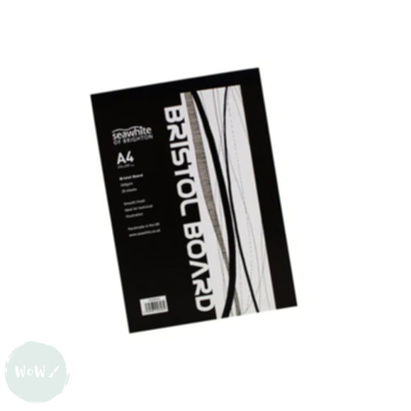 Bristol Board Pad - SEAWHITE - 240gsm - A4