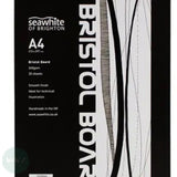 Bristol Board Pad - SEAWHITE - 240gsm - A4