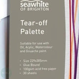 Tear-off Paper Palette pad- 12 x 9"