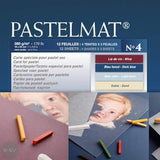 Clairefontaine PASTELMAT PAD 360gsm -  18 x 24 cm (approx. 7 x 9") - No. 4 - ASSORTED