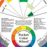 Color Wheel POCKET Artists Colour Mixing Guide Wheel - 13cm