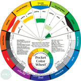 Color Wheel POCKET Artists Colour Mixing Guide Wheel - 13cm