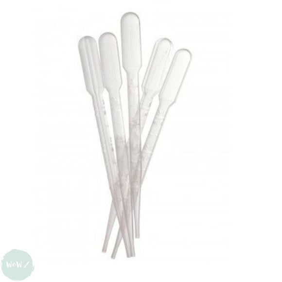 APPLICATORS & BOTTLES  – Pack of 5 x 3ml Graduated Pipettes