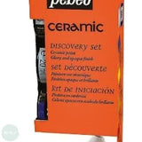 CRAFT SET - CERAMIC PAINT - Pebeo - DISCOVERY SET - 6 x 20ml assorted colours