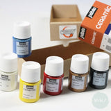 Ceramic Paint - Pebeo - INITIATION Set - 6 x ASSORTED 20 ml BOTTLES