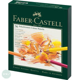 Coloured Pencil Sets - Faber Castell POLYCHROMOS - Wooden Gift box - 36
