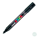 Paint Marker - POSCA – PC-5M -  SINGLE - Medium Bullet Tip - BLACK
