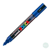 Paint Marker - POSCA – PC-5M -  SINGLE - Medium Bullet Tip -	BLUE