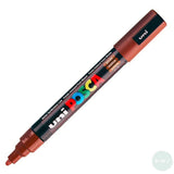 Paint Marker - POSCA – PC-5M -  SINGLE - Medium Bullet Tip -	BROWN