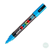 PAINT MARKER - POSCA – PC-5M -  SINGLE - Medium Bullet Tip - LIGHT BLUE